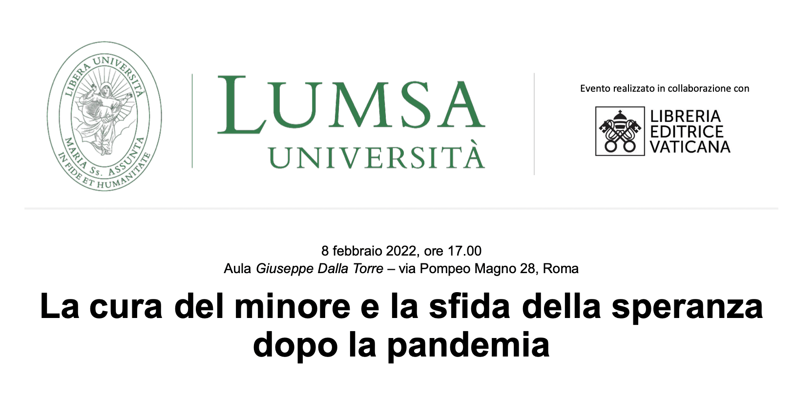 La cura del minore e la sfida della speranza dopo la pandemia